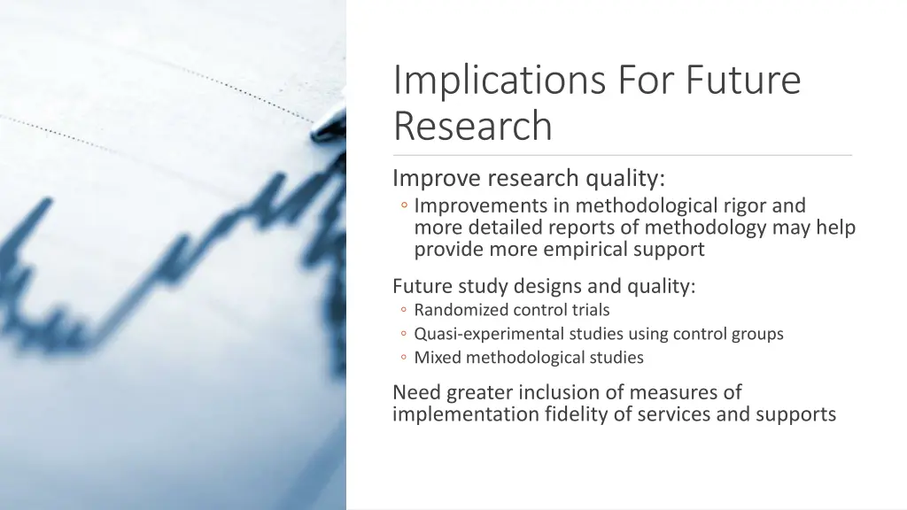 implications for future research