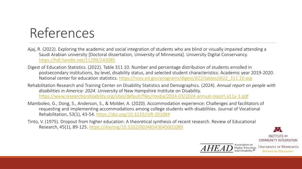references