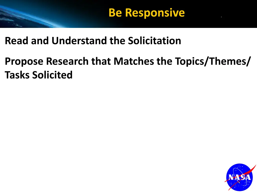 be responsive