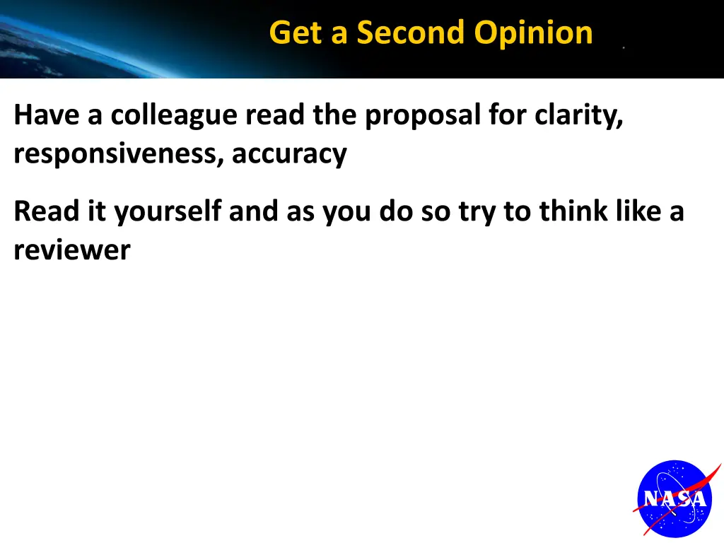 get a second opinion