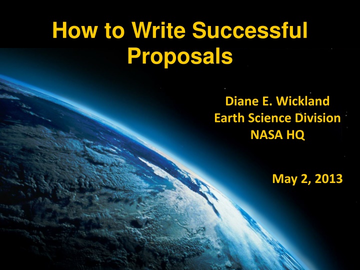 how to write successful proposals
