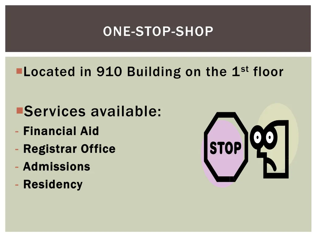 one stop shop