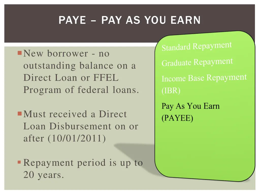 paye pay as you earn