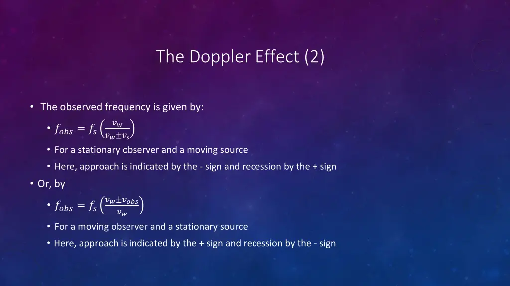 the doppler effect 2