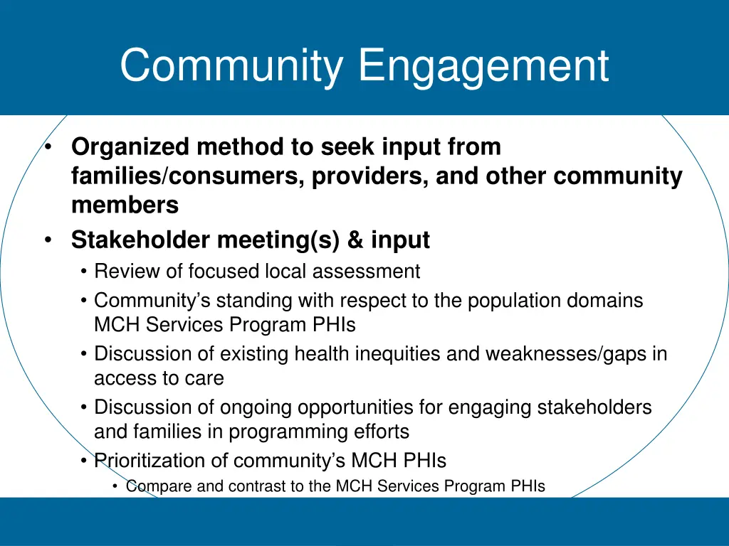 community engagement