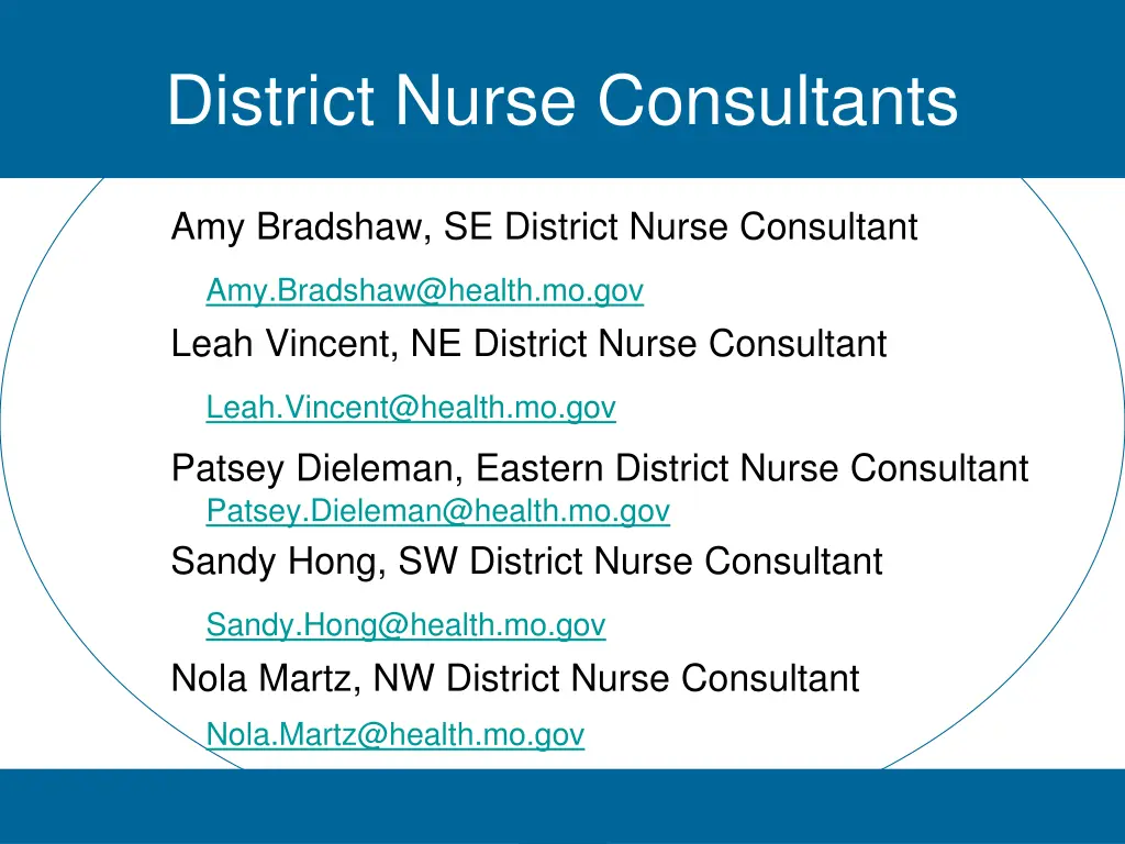 district nurse consultants