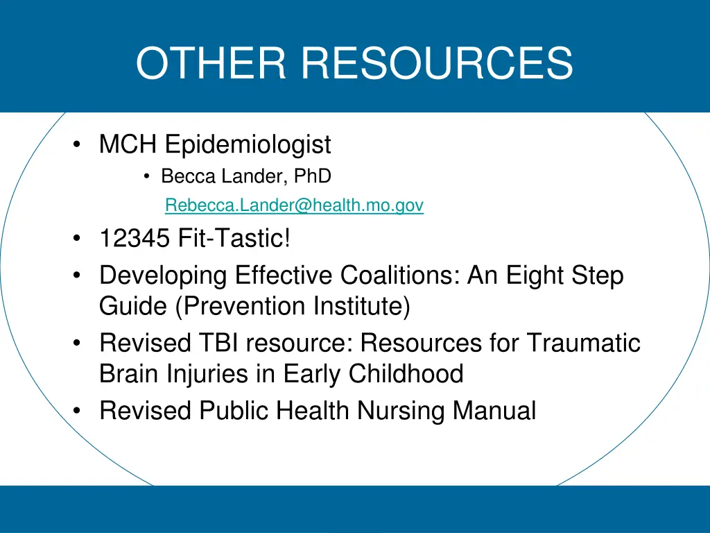 other resources