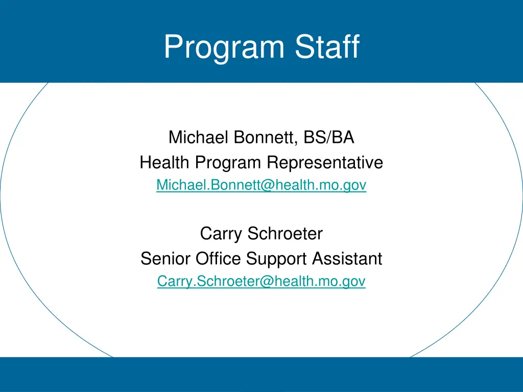 program staff