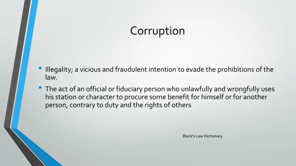 corruption