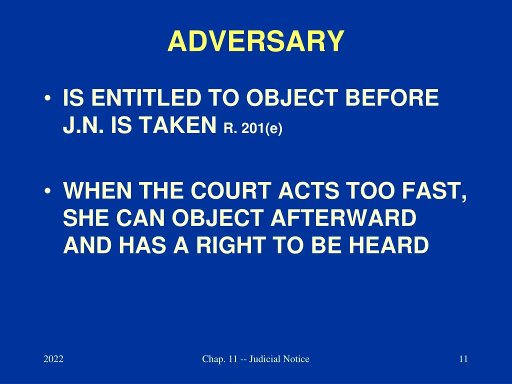 adversary