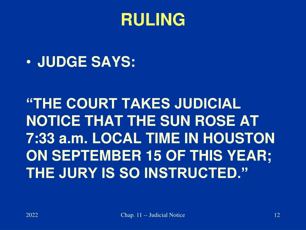 ruling