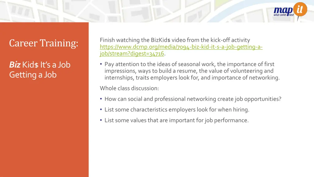 career training 1