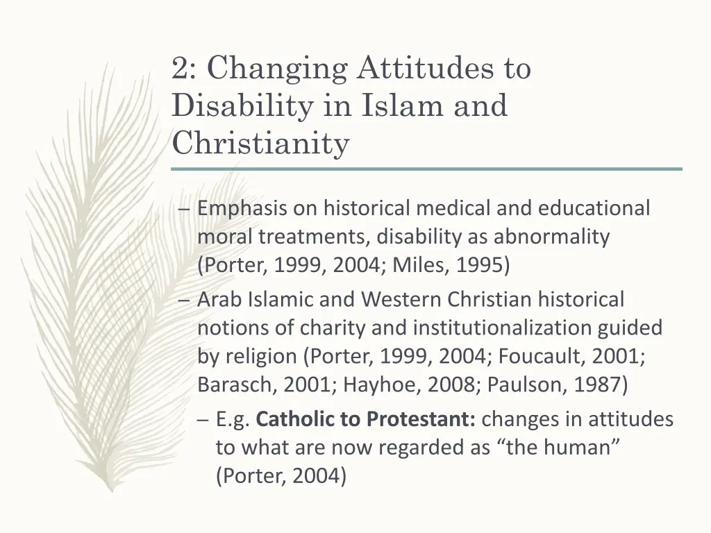 2 changing attitudes to disability in islam