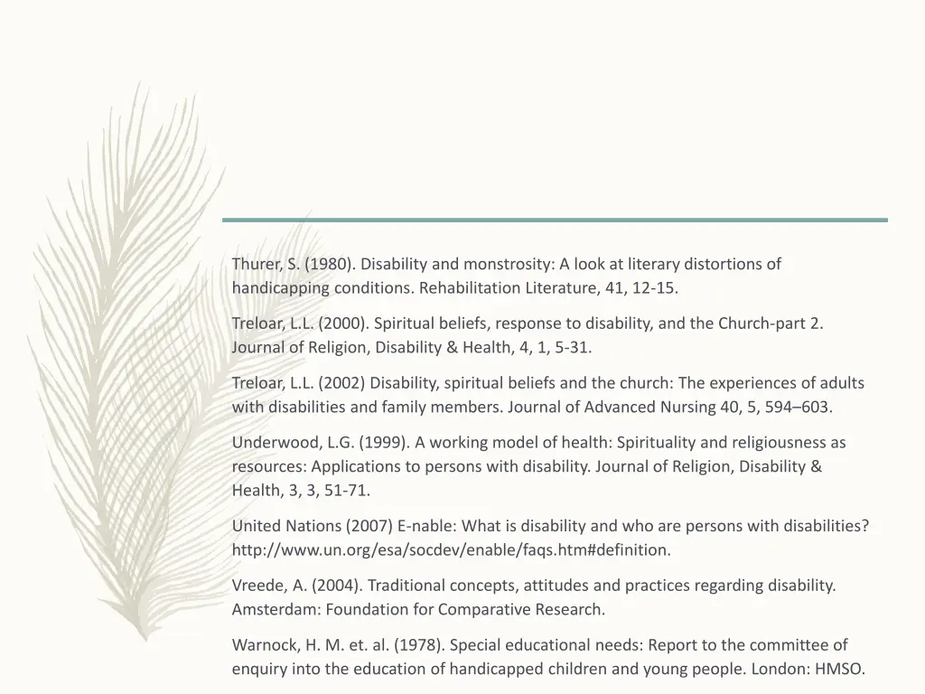 thurer s 1980 disability and monstrosity a look