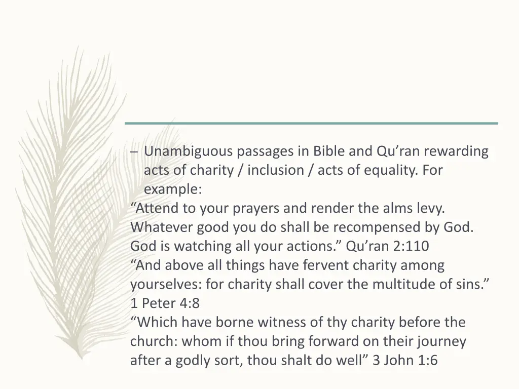 unambiguous passages in bible