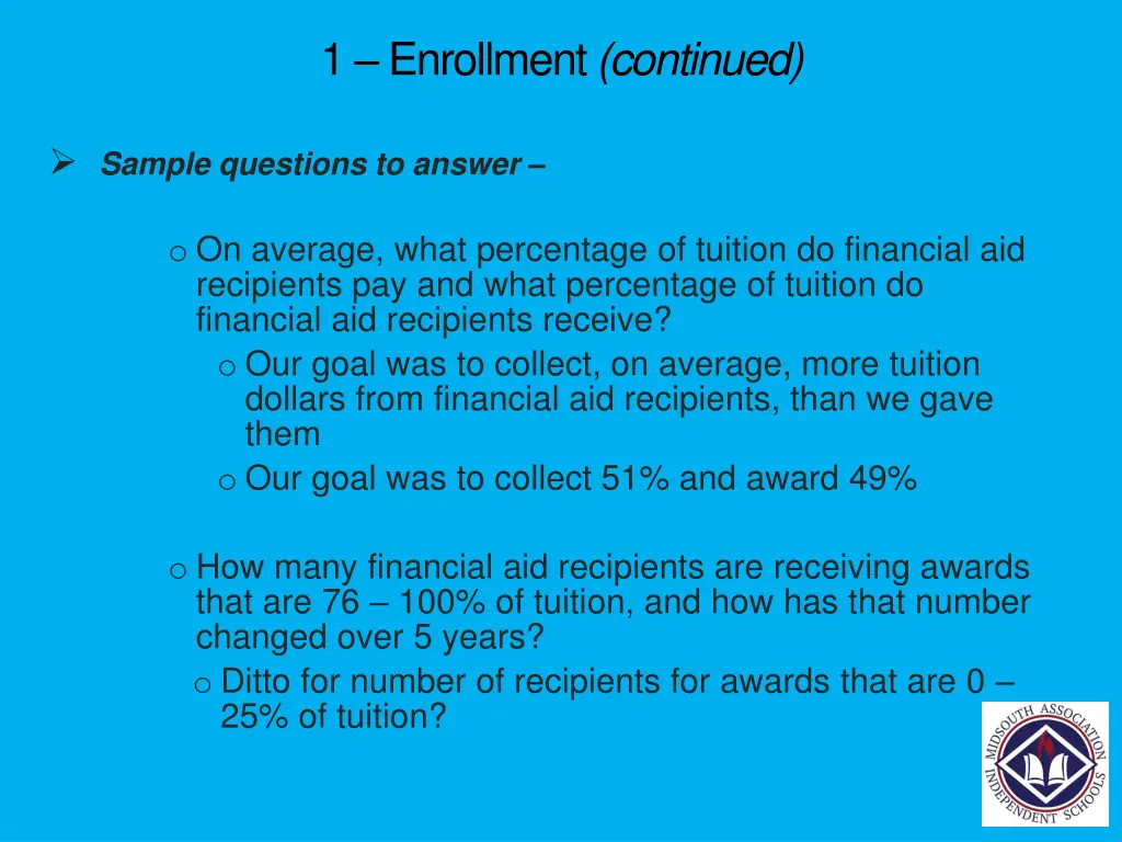 1 enrollment continued 9