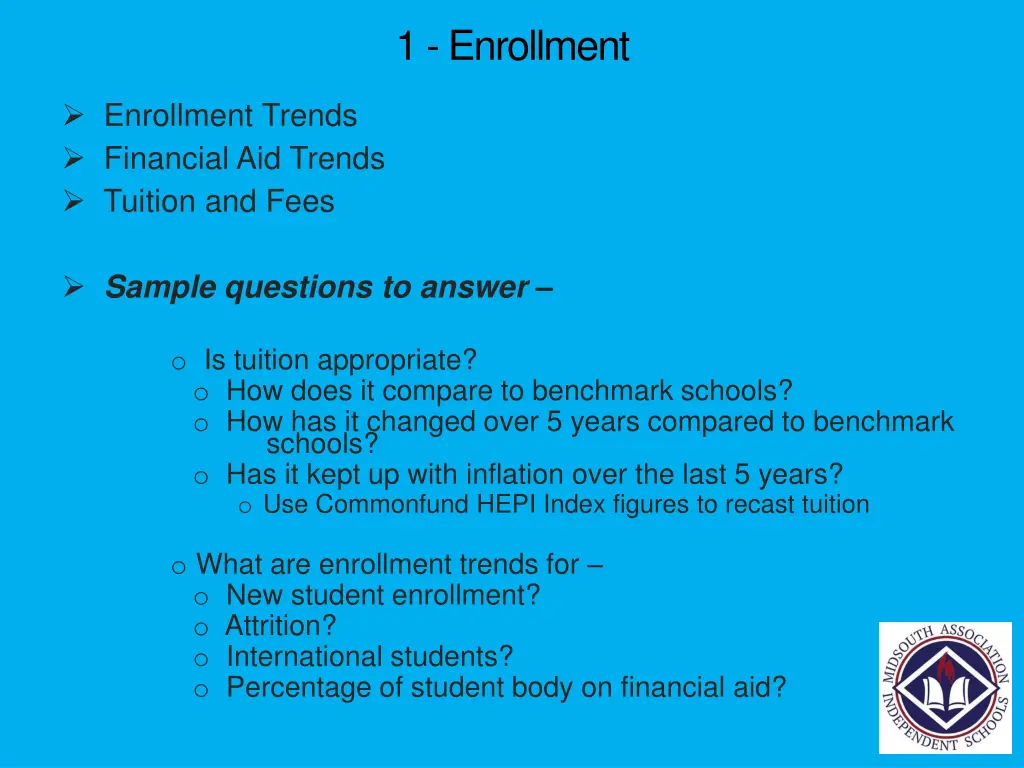 1 enrollment