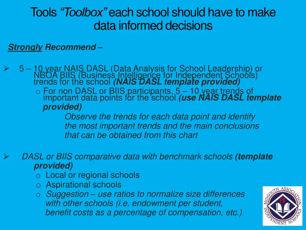 tools toolbox each school should have to make