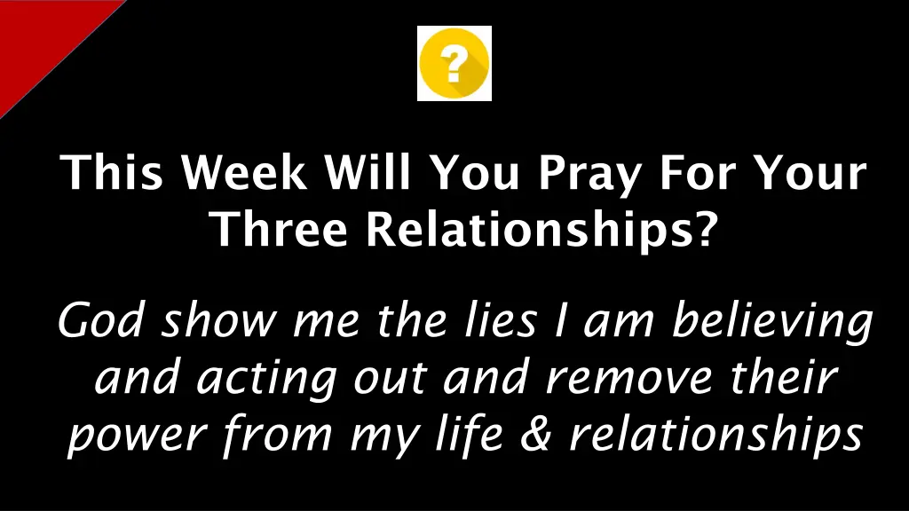 this week will you pray for your three