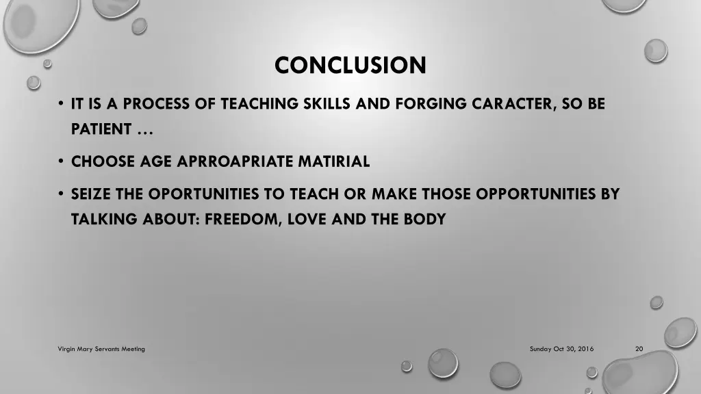 conclusion