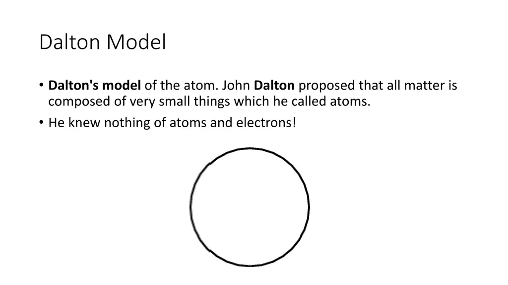 dalton model