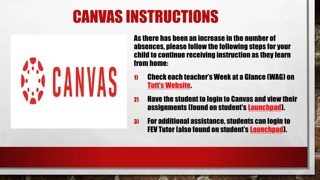 canvas instructions