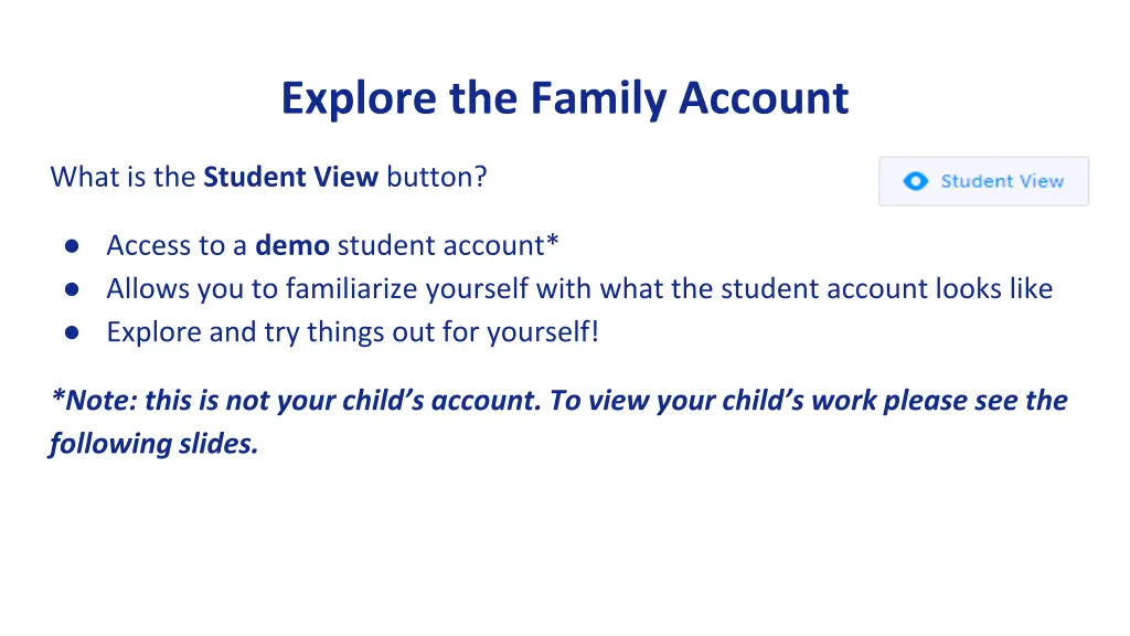 explore the family account