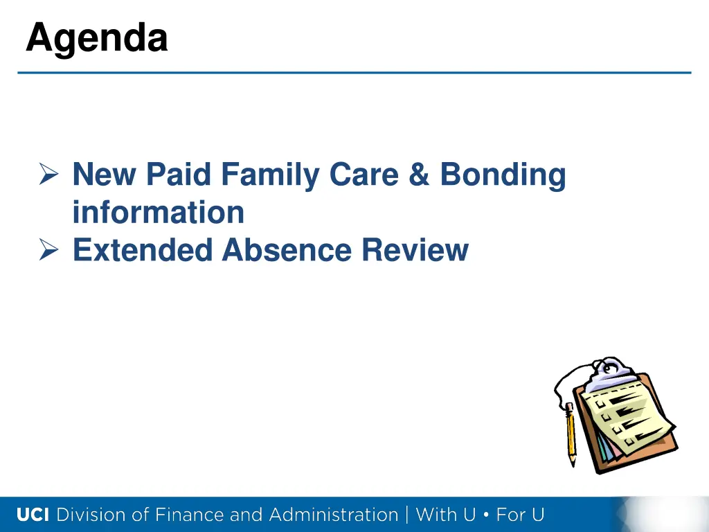 agenda