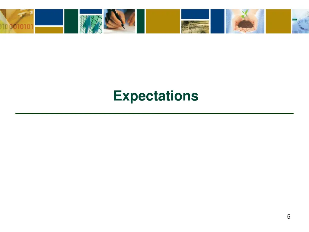 expectations
