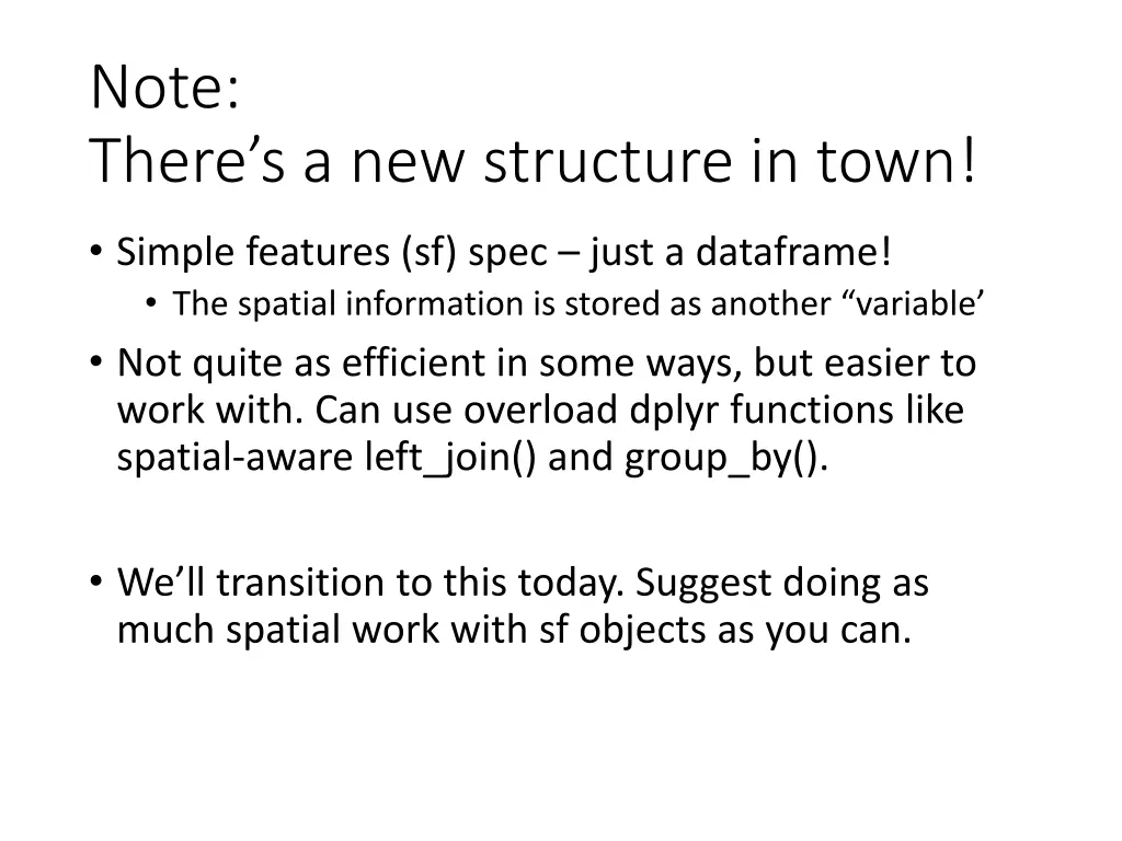 note there s a new structure in town