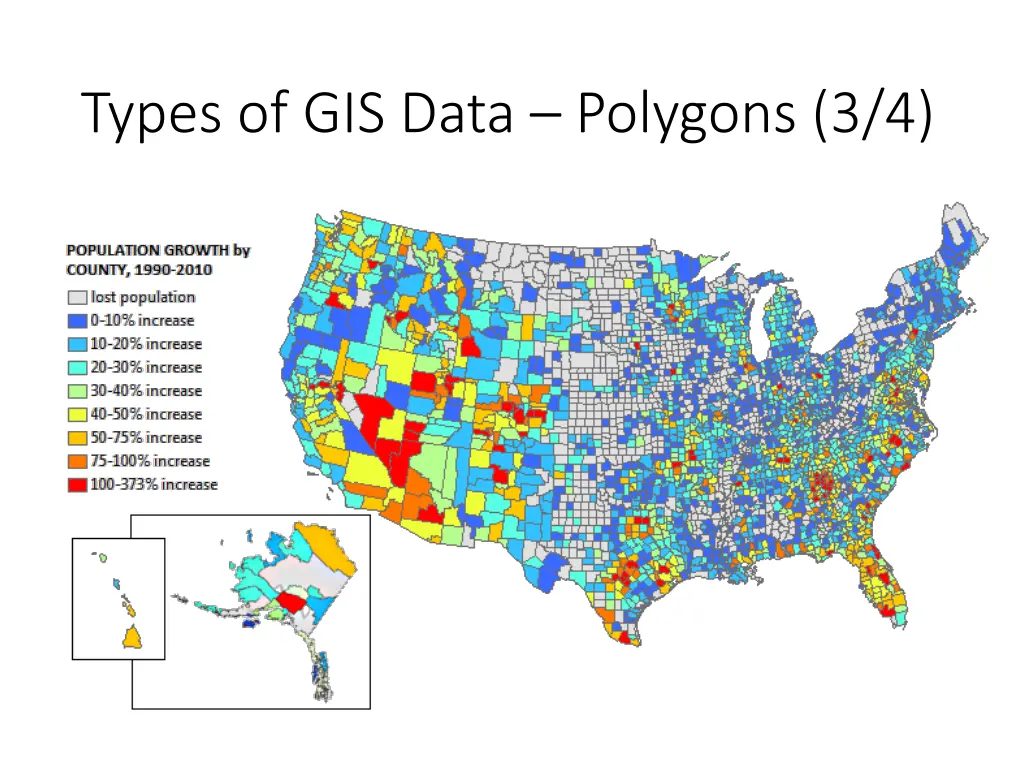 types of gis data polygons 3 4
