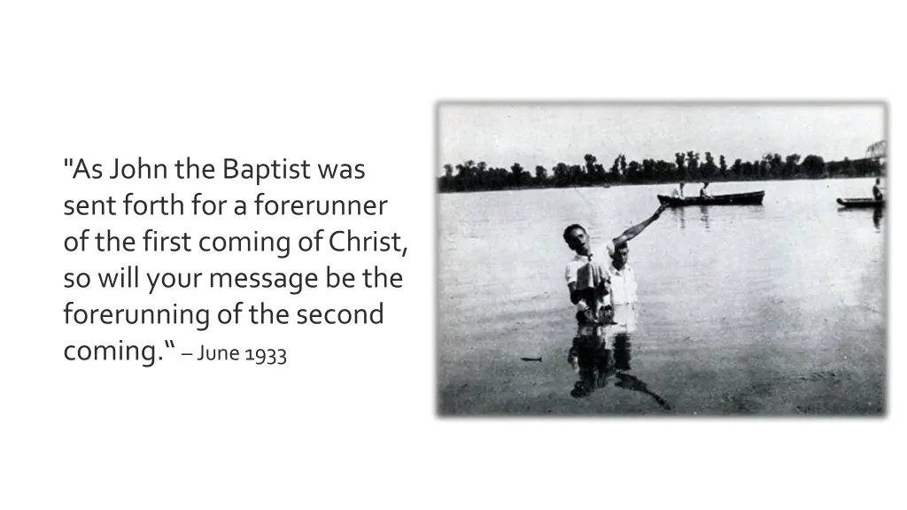as john the baptist was sent forth