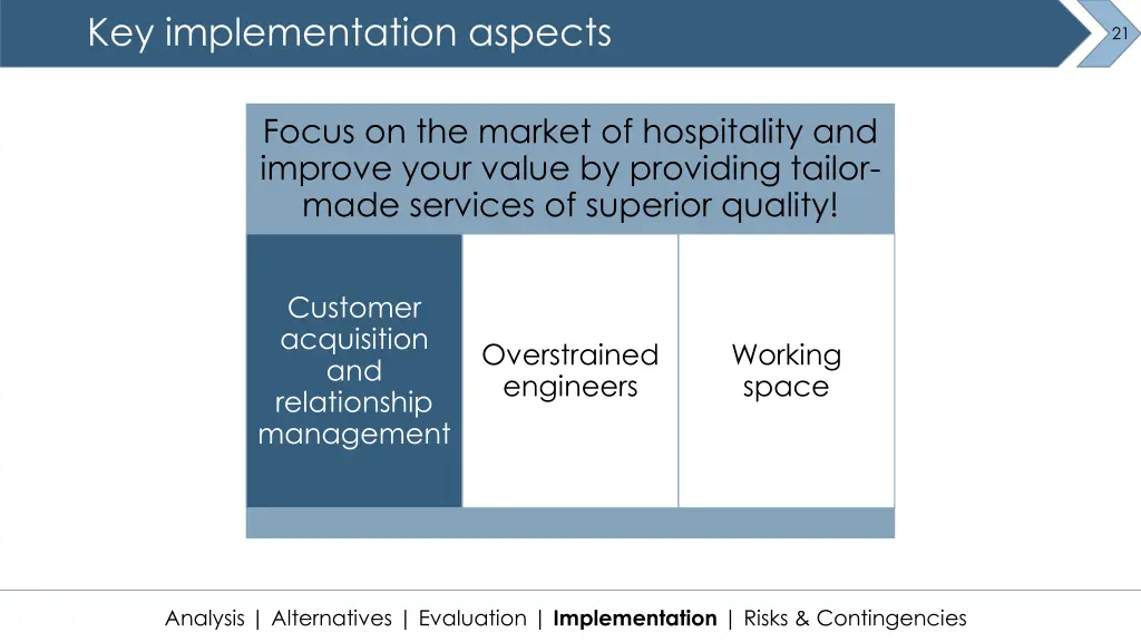 key implementation aspects 1