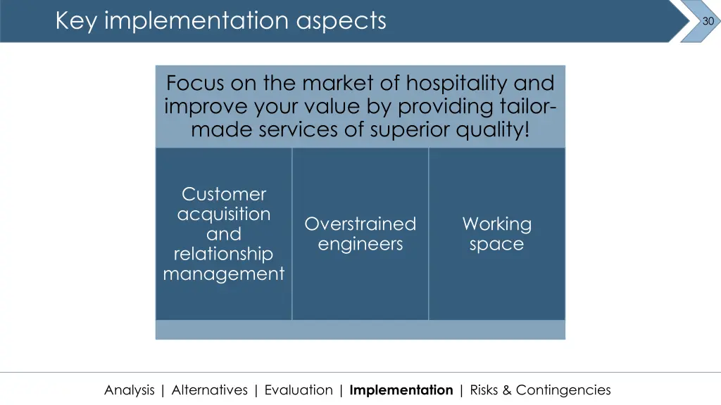 key implementation aspects 4