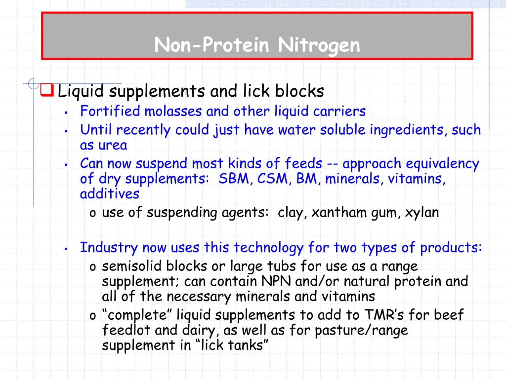 non protein nitrogen 2