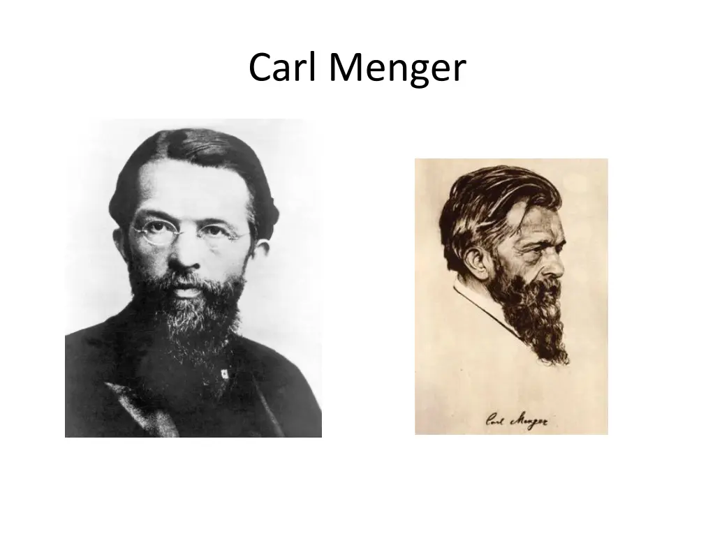 carl menger