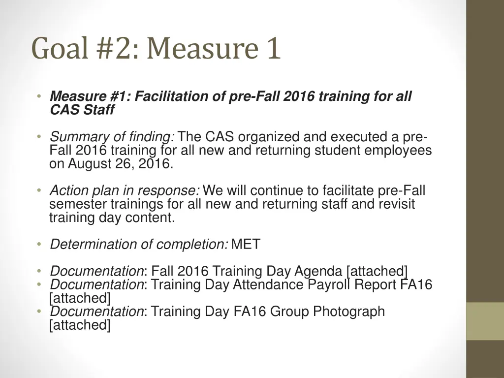 goal 2 measure 1