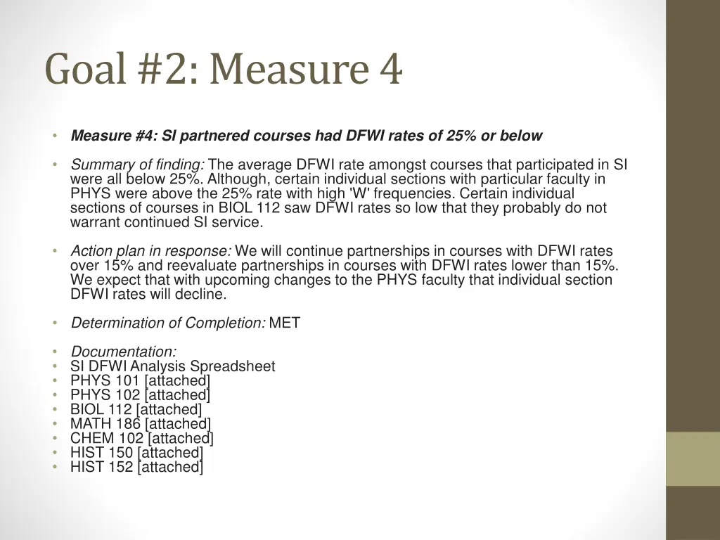 goal 2 measure 4
