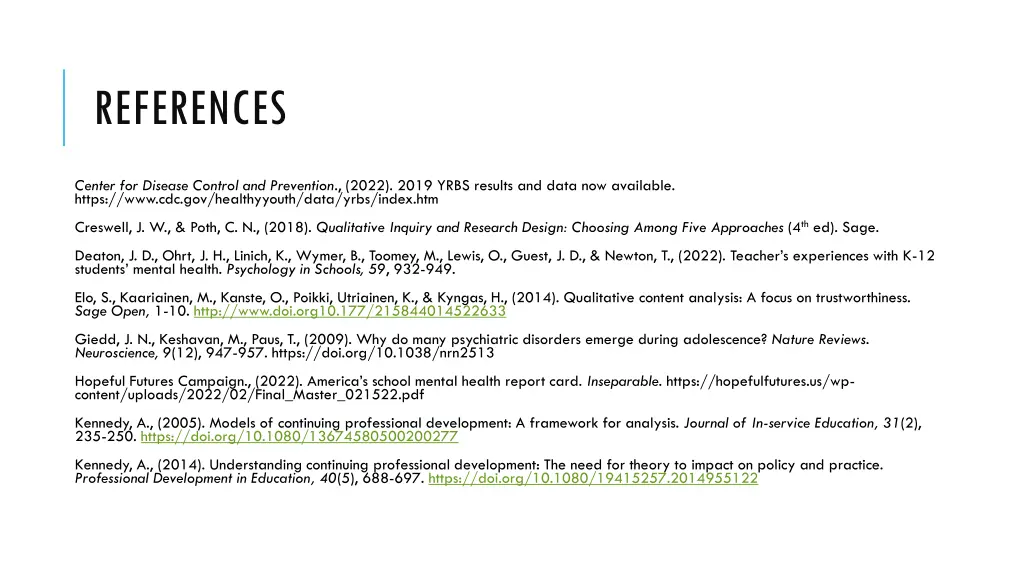 references