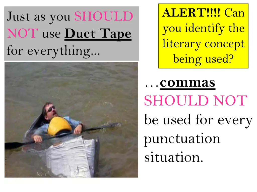 alert can you identify the literary concept being