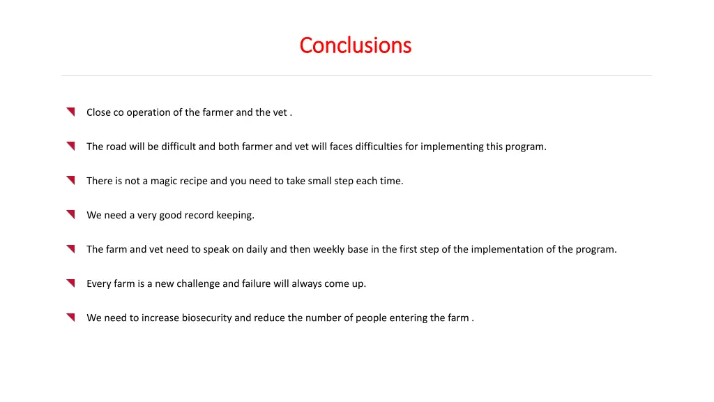 conclusions conclusions