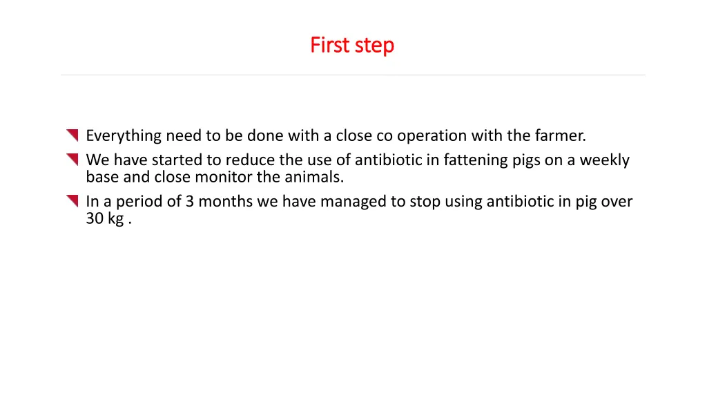 first step first step