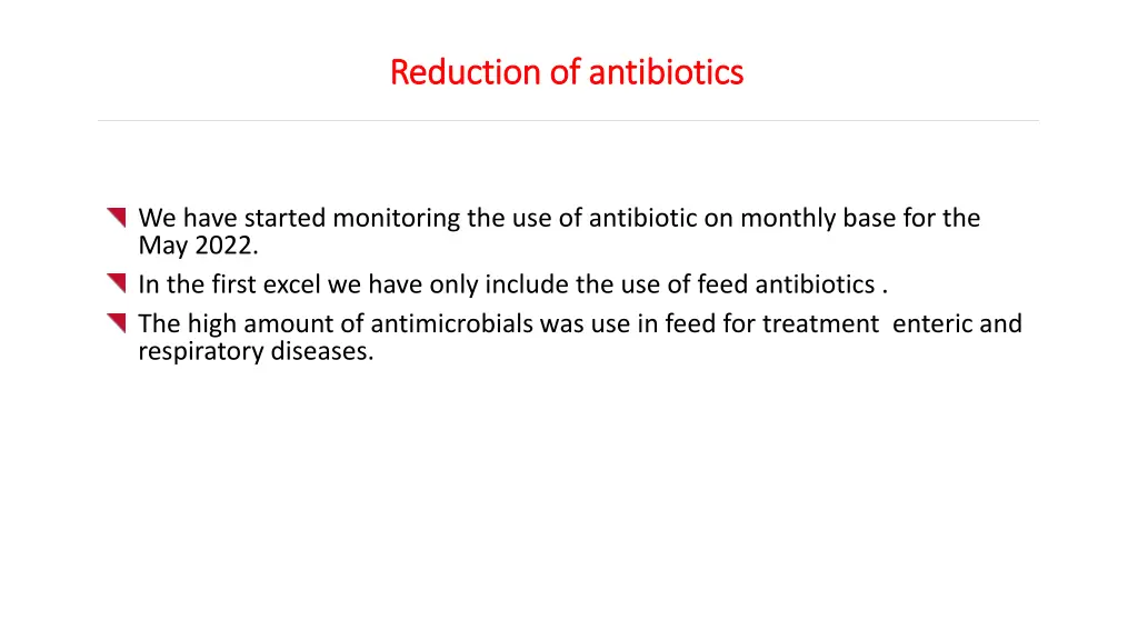 reduction of antibiotics reduction of antibiotics