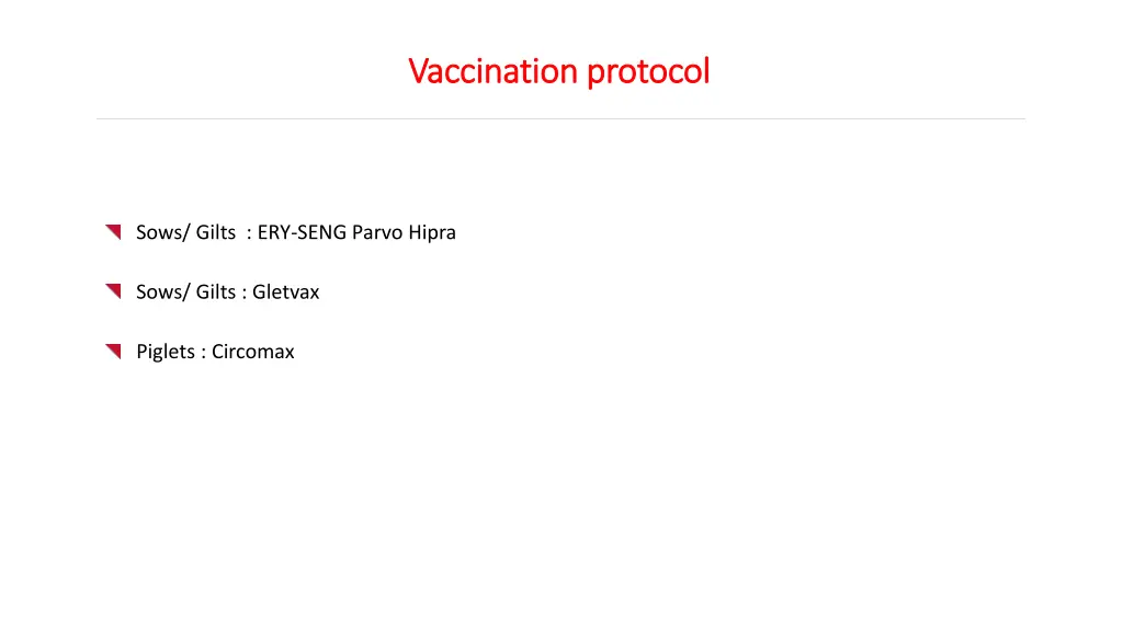 vaccination protocol vaccination protocol