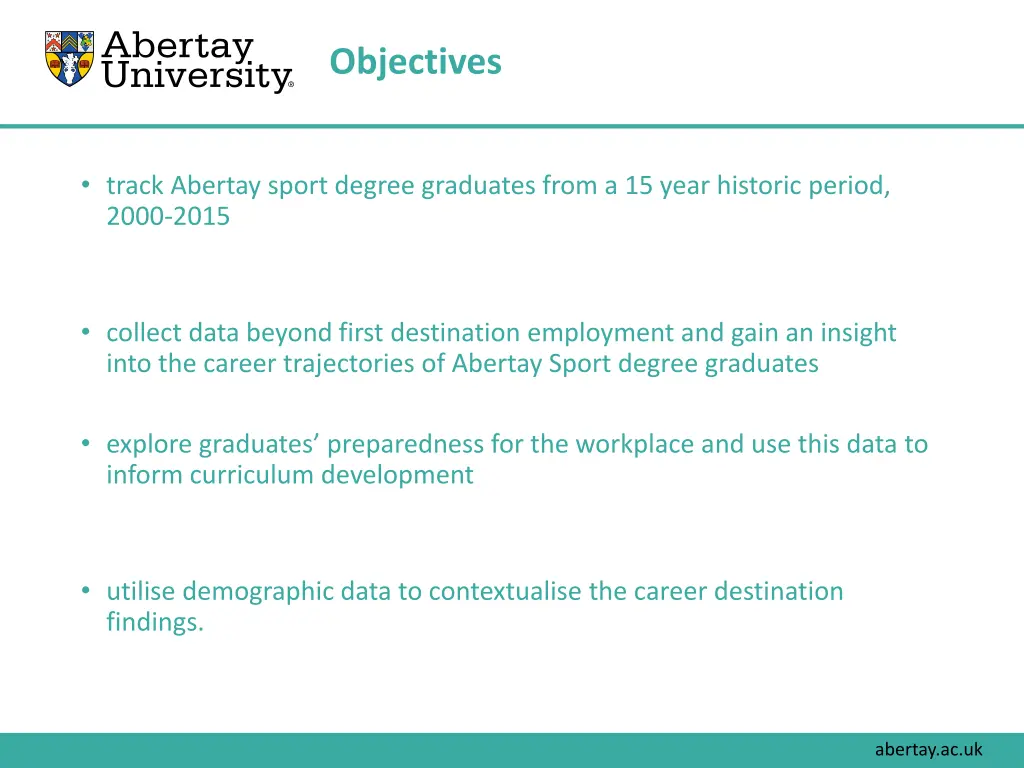 objectives