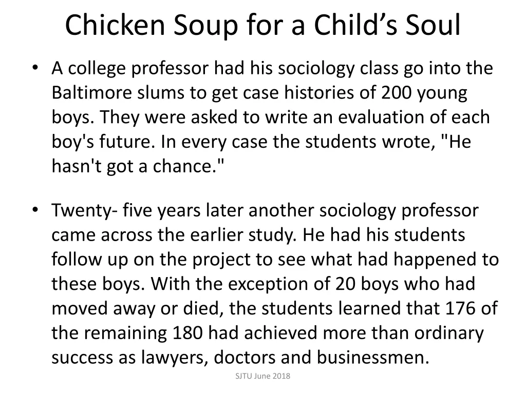 chicken soup for a child s soul