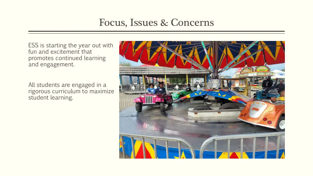 focus issues concerns