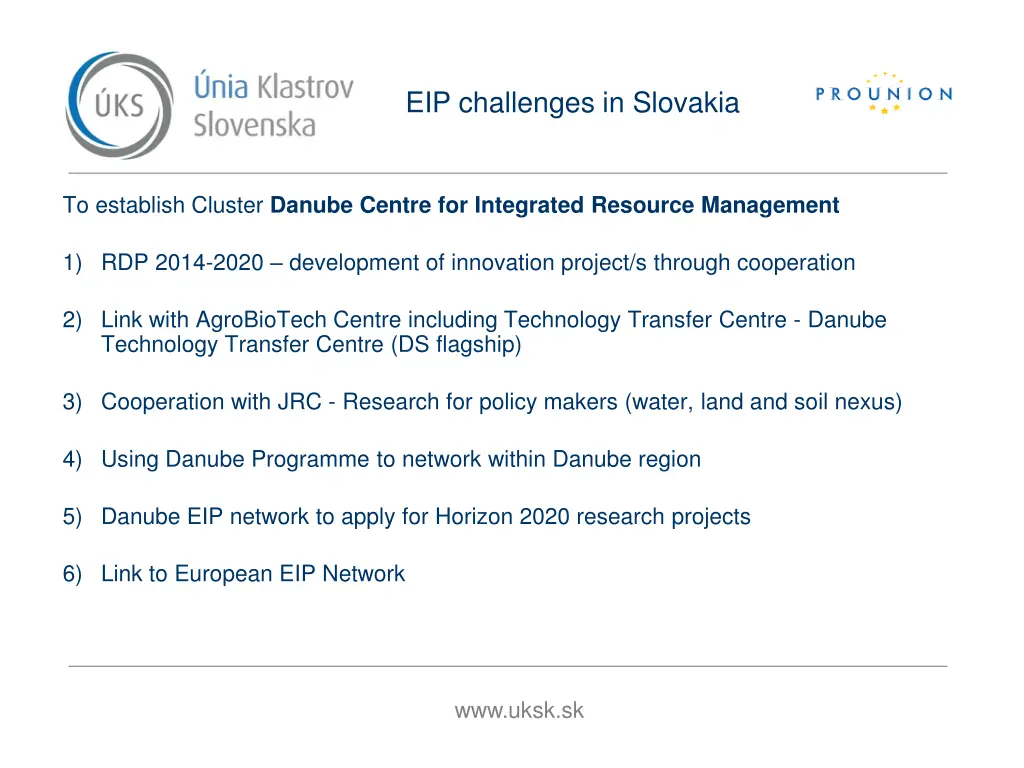 eip challenges in slovakia