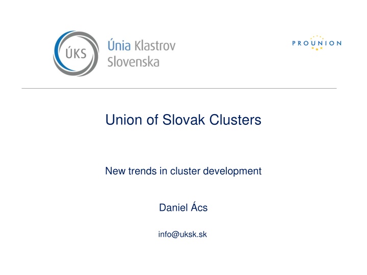 union of slovak clusters