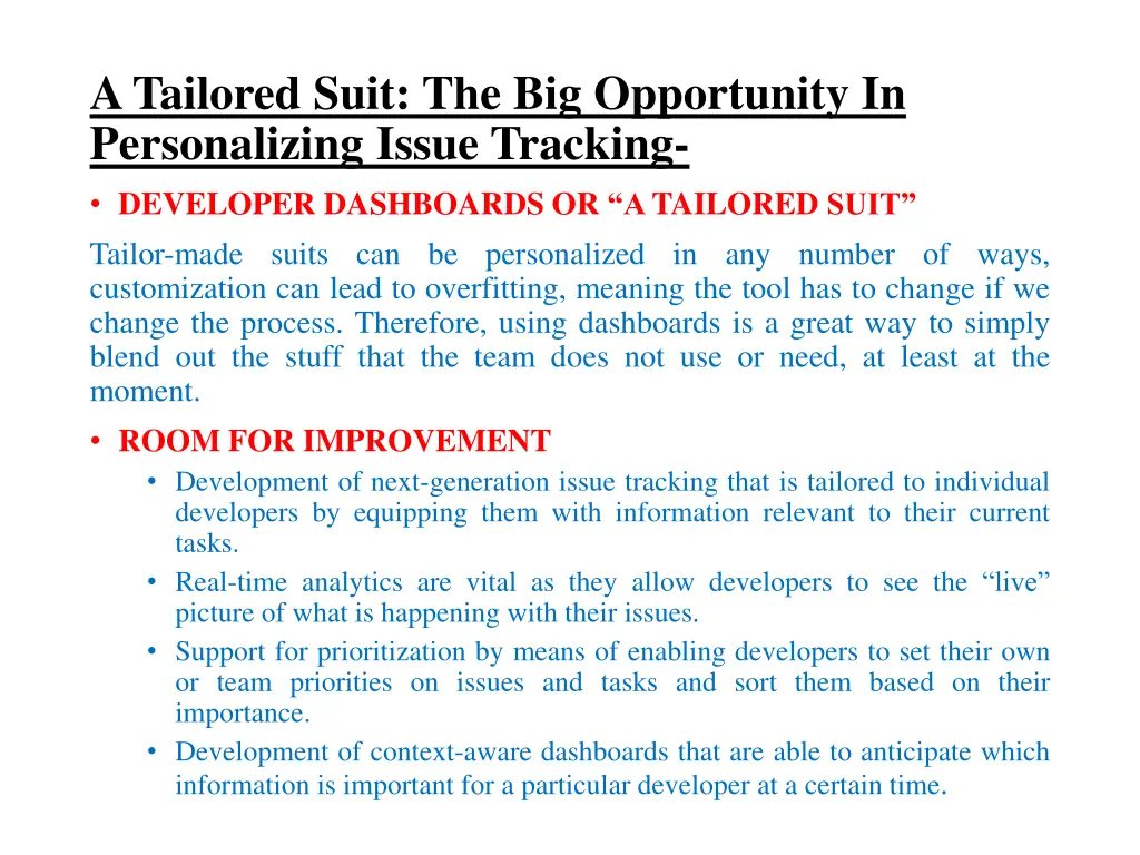 a tailored suit the big opportunity 1